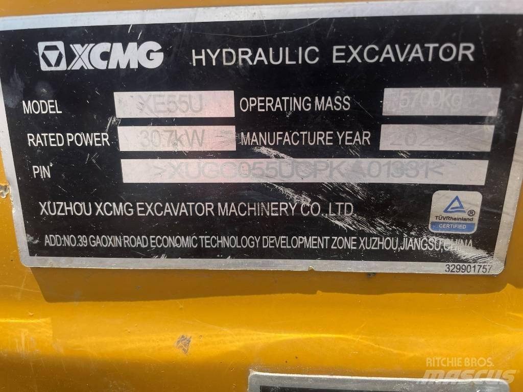 XCMG XE 55 U 小型挖土機/掘鑿機<7t(小型挖掘機)