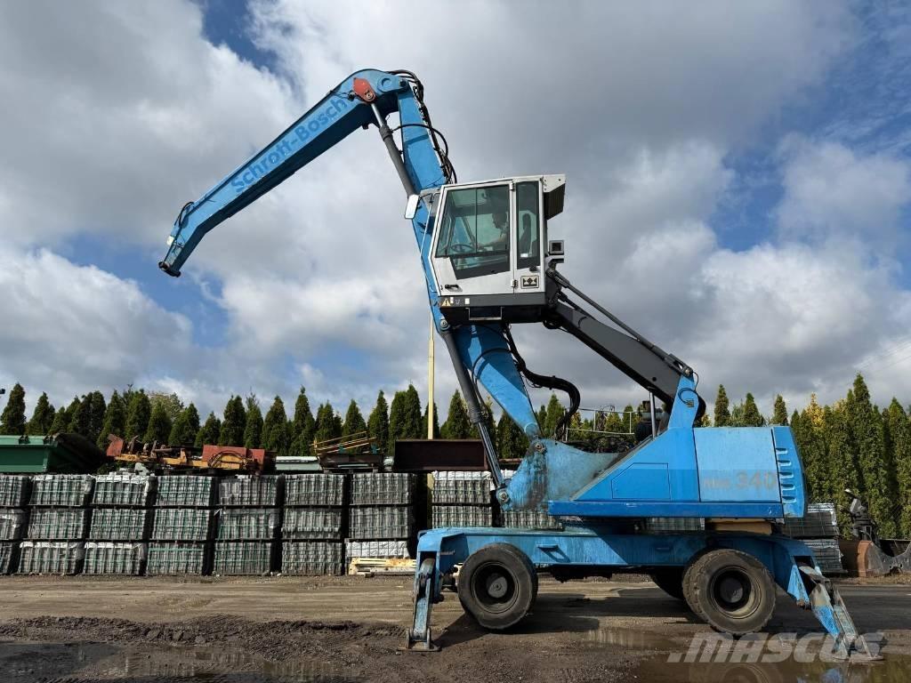 Terex Fuchs MHL 340 廢棄物/工業用操作車