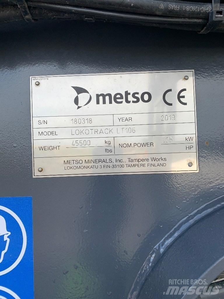 Metso LT 106 移動式壓碎機