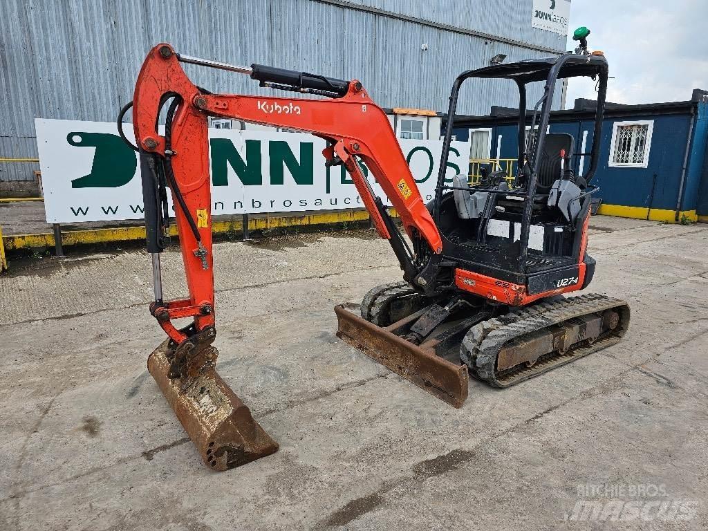 Kubota U 27-4 小型挖土機/掘鑿機<7t(小型挖掘機)