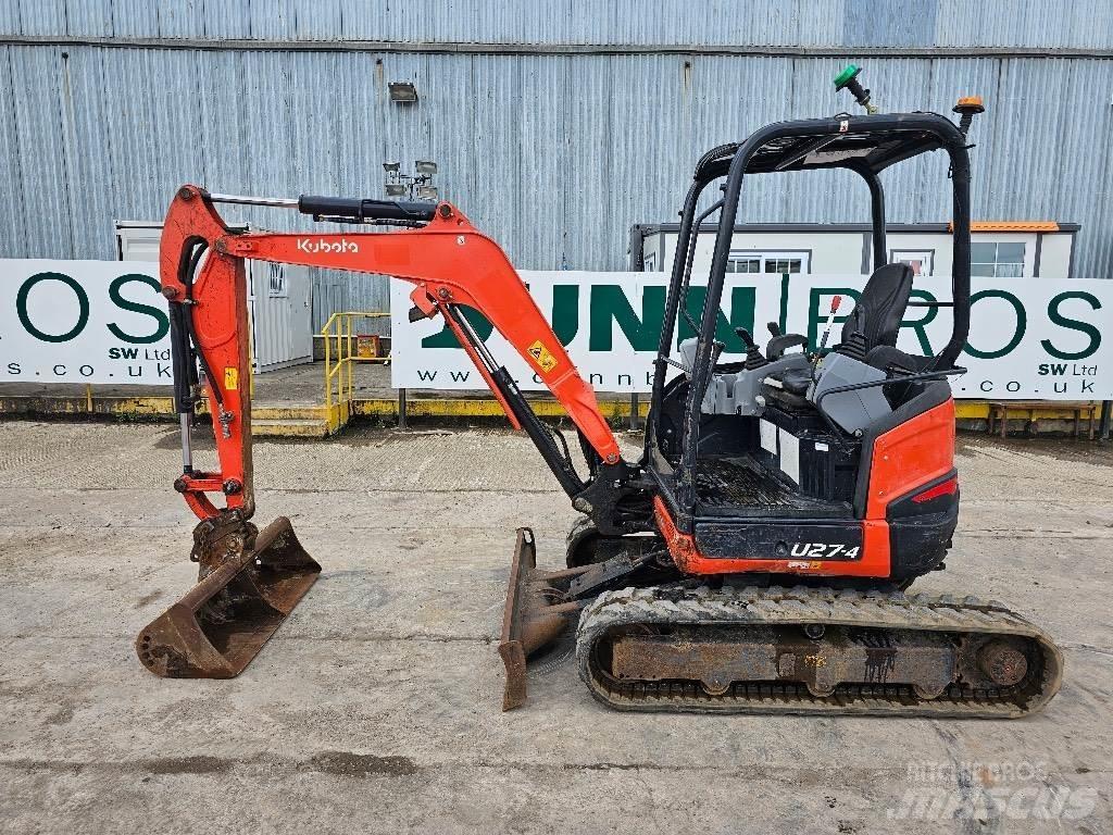 Kubota U 27-4 小型挖土機/掘鑿機<7t(小型挖掘機)