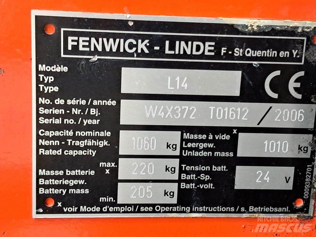 Linde L14 行走控制式堆積機