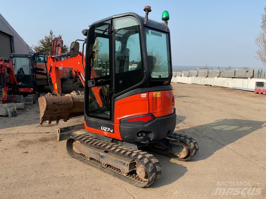 Kubota U27-4 小型挖土機/掘鑿機<7t(小型挖掘機)