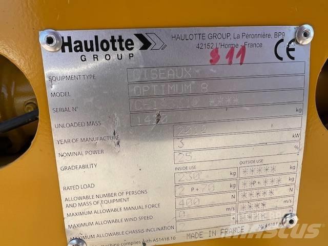 Haulotte Optimum  8 剪式升降機