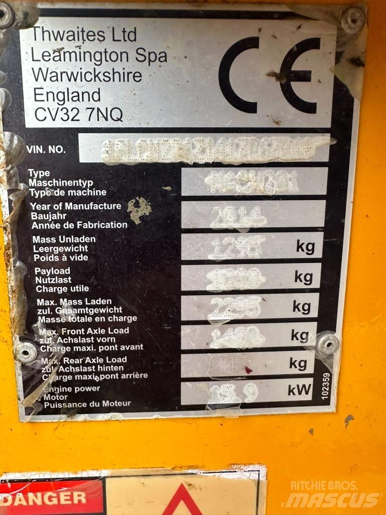 Thwaites 1 ton 側卸礦車