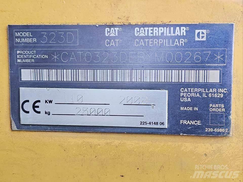 CAT 323 D L 履帶式 挖土機/掘鑿機/挖掘機