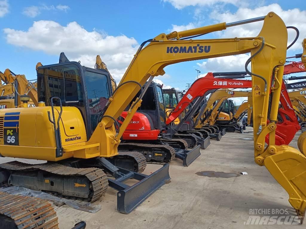 Komatsu PC 56 小型挖土機/掘鑿機<7t(小型挖掘機)