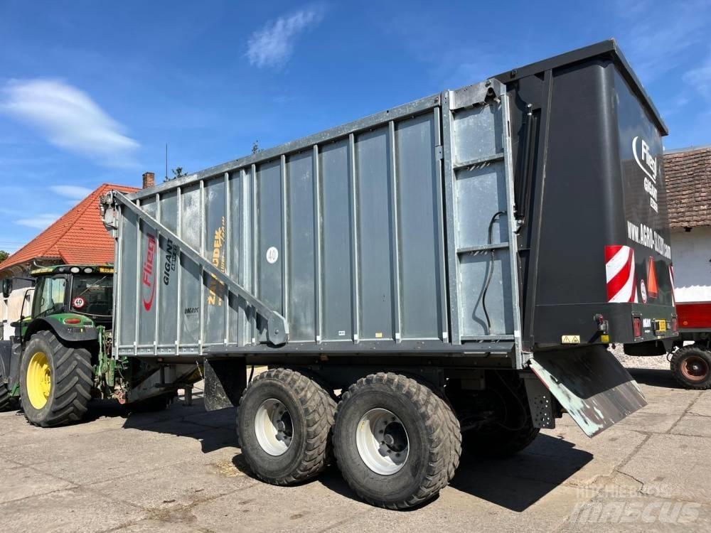Fliegl ASW 271 平台/側卸半拖車