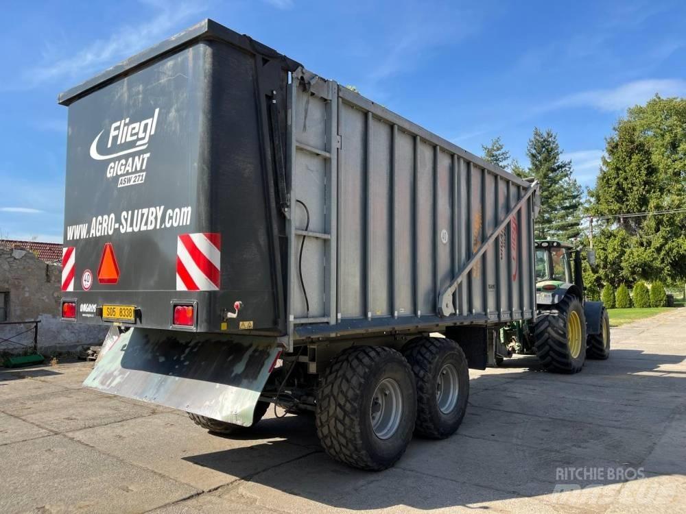 Fliegl ASW 271 平台/側卸半拖車