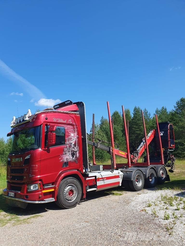 Scania R 650 木材貨車