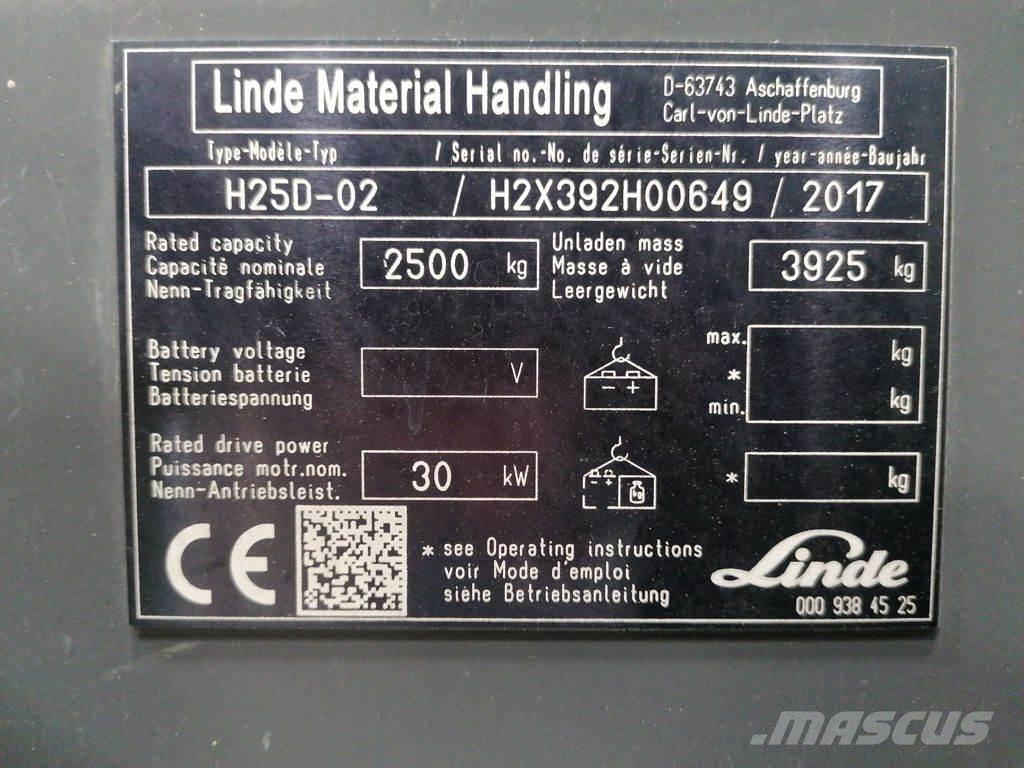 Linde H25D-02 柴油卡車