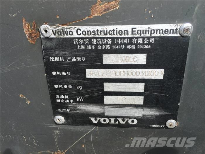 Volvo EC 210 B LC 履帶式 挖土機/掘鑿機/挖掘機