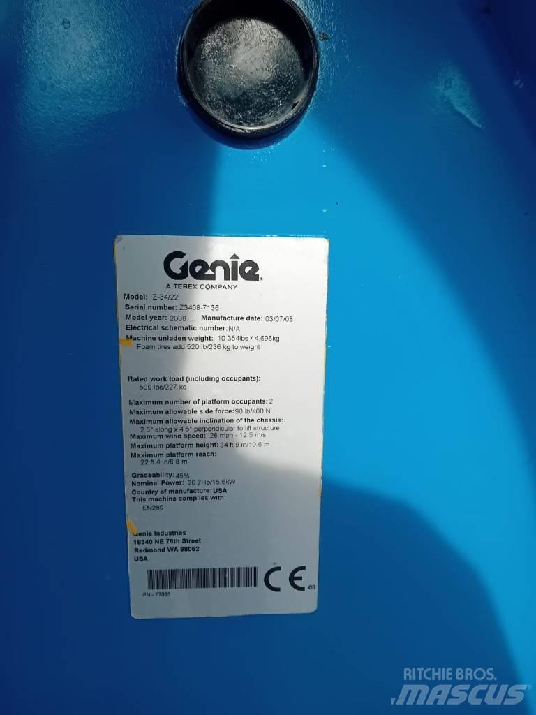 Genie Z 34/22 N 曲臂高空作業車