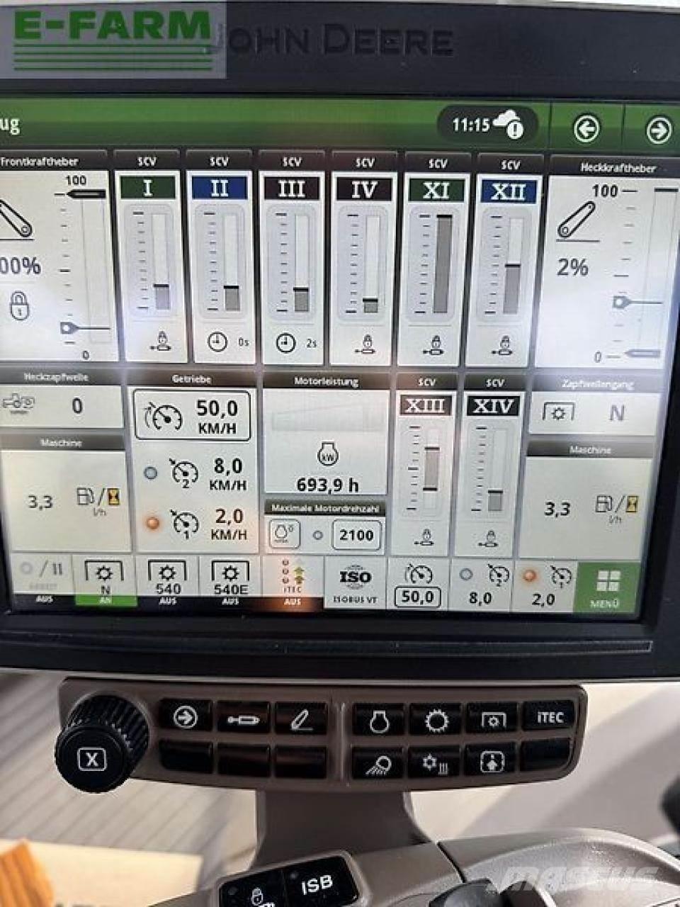 John Deere 6r150 曳引機