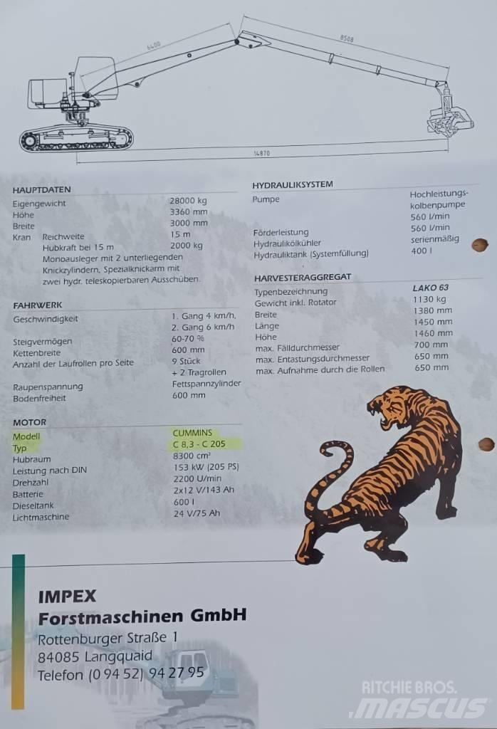Impex Königstiger 收穫機