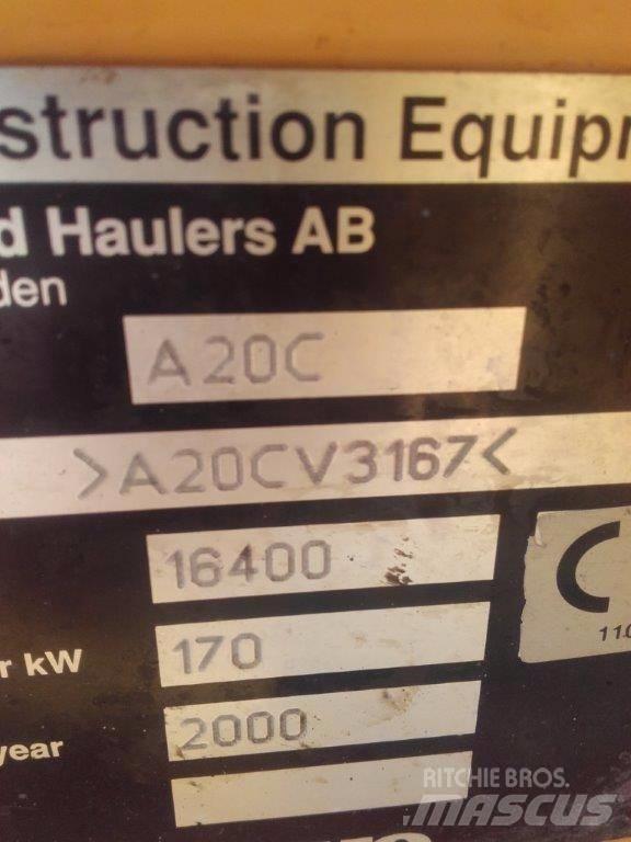 Volvo A20C 剛性傾卸卡車