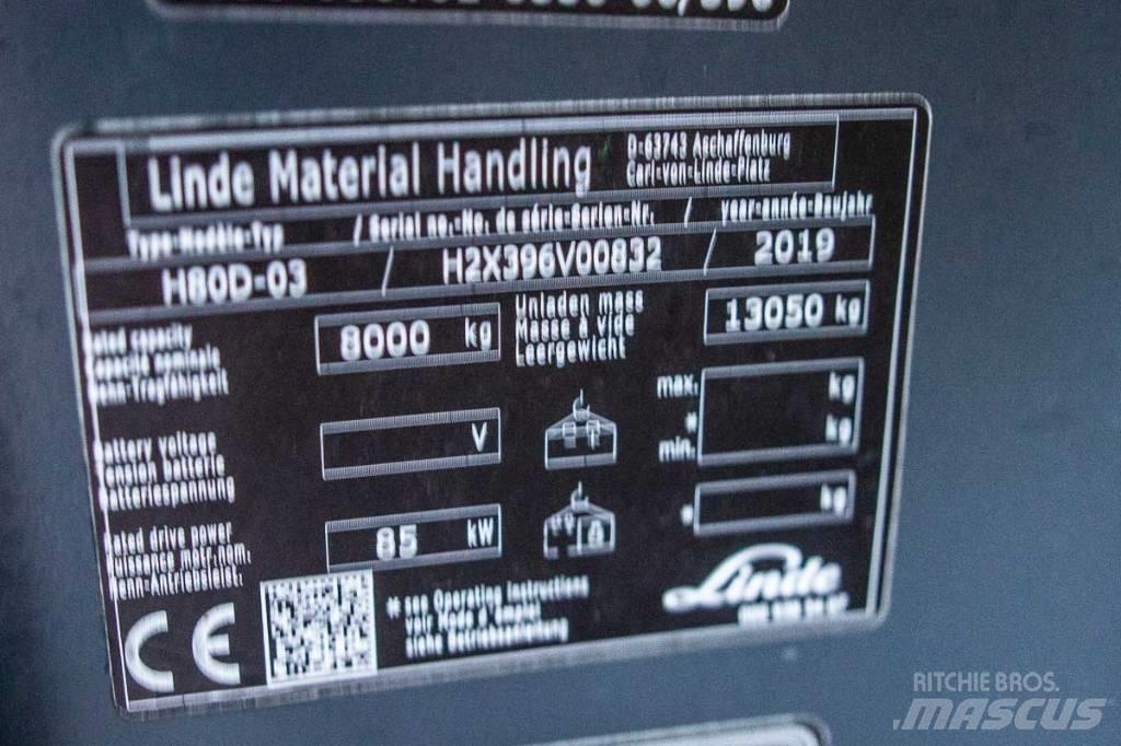 Linde H 80 D-03 柴油卡車