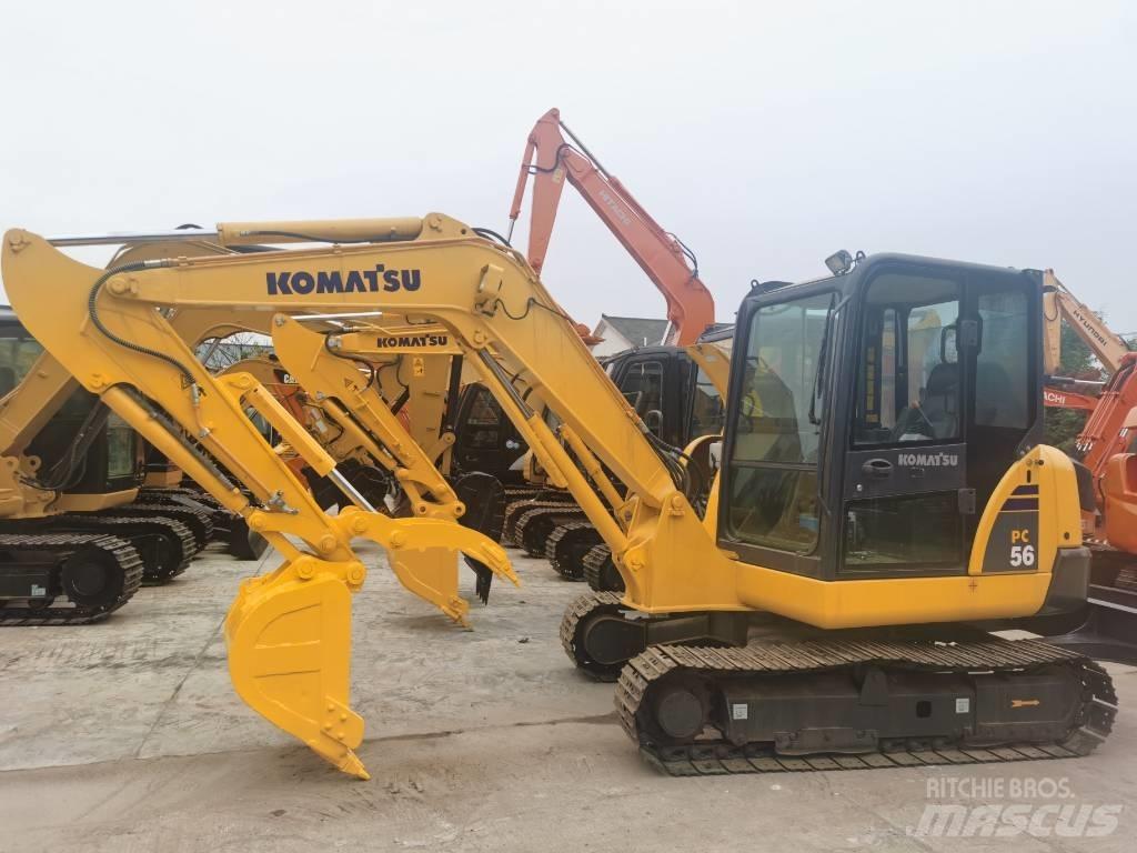 Komatsu PC 56-7 小型挖土機/掘鑿機<7t(小型挖掘機)