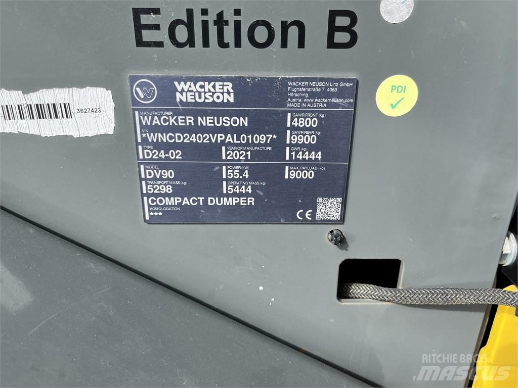 Wacker Neuson DV 90 剛性傾卸卡車