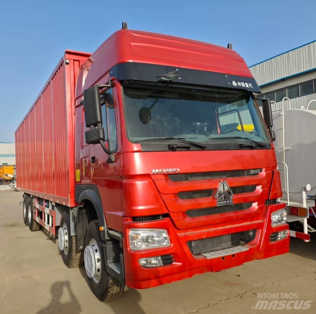 Howo 380 371 375 貨箱式卡車