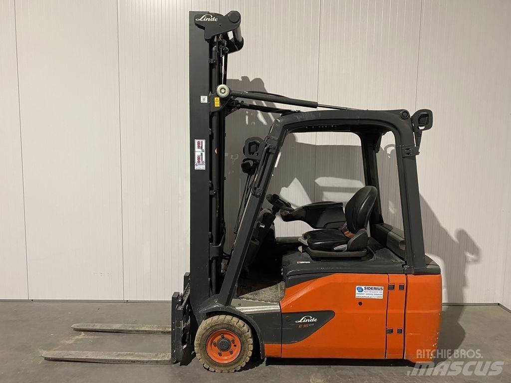 Linde E16L-02 電動堆高機