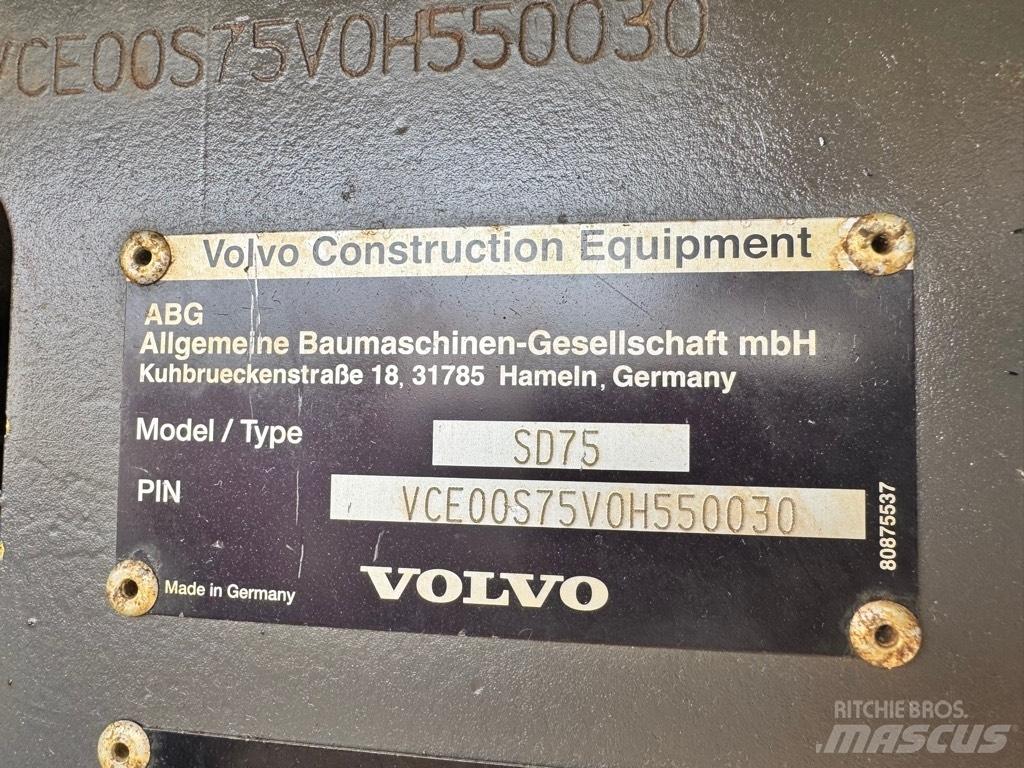 Volvo SD 75 單輪滾壓機