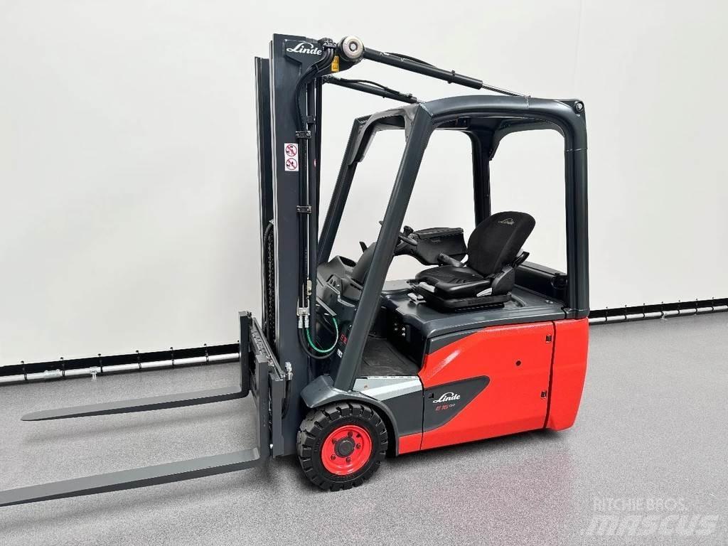 Linde 386 E 16-02 電動堆高機