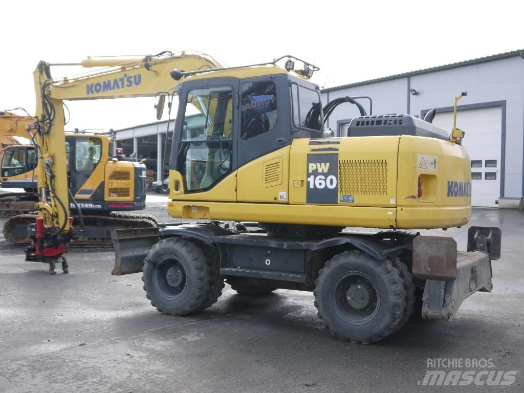Komatsu PW 160-7E0 旋轉式挖土機/掘鑿機/挖掘機