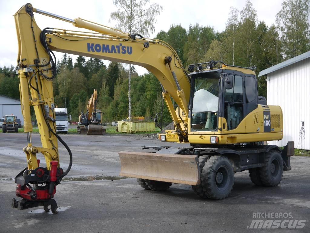 Komatsu PW 160-7E0 旋轉式挖土機/掘鑿機/挖掘機