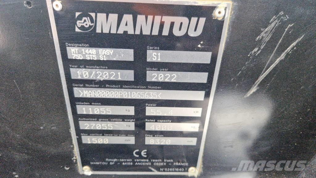 Manitou MT 1440 伸縮臂操作車