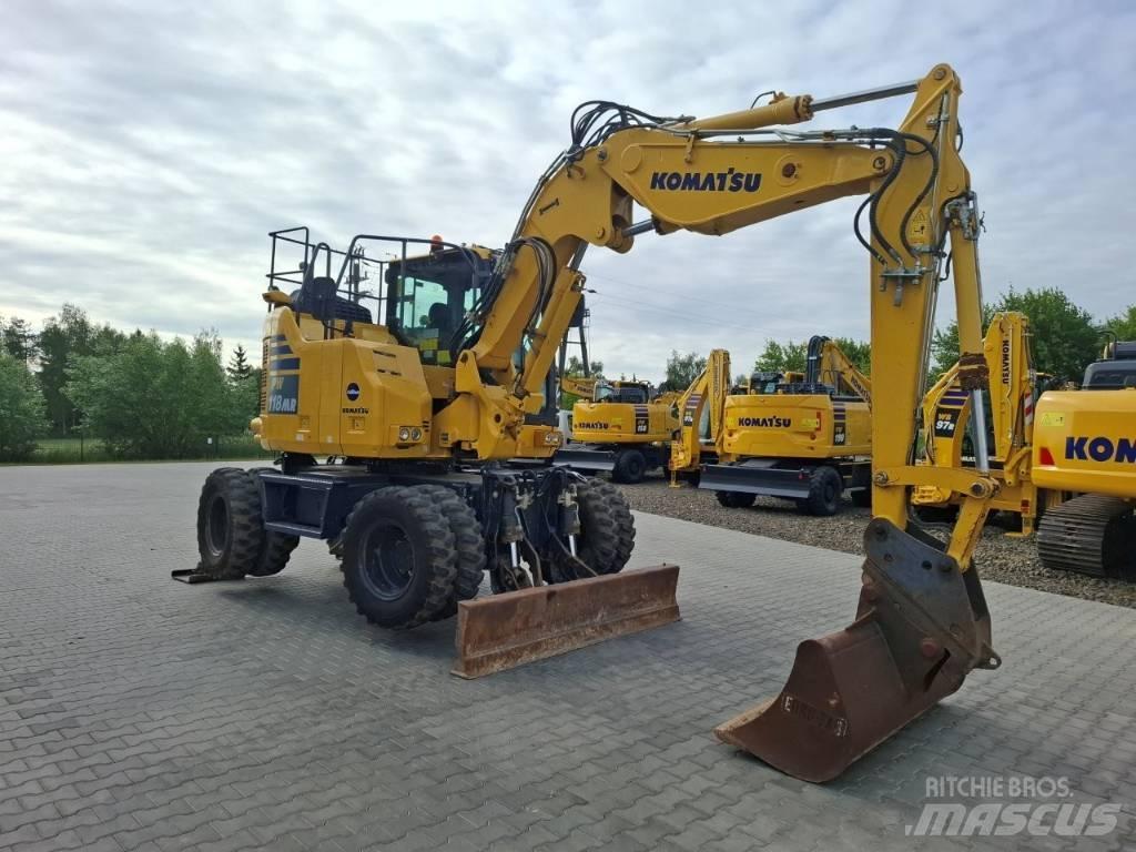 Komatsu PW 118MR-11 旋轉式挖土機/掘鑿機/挖掘機