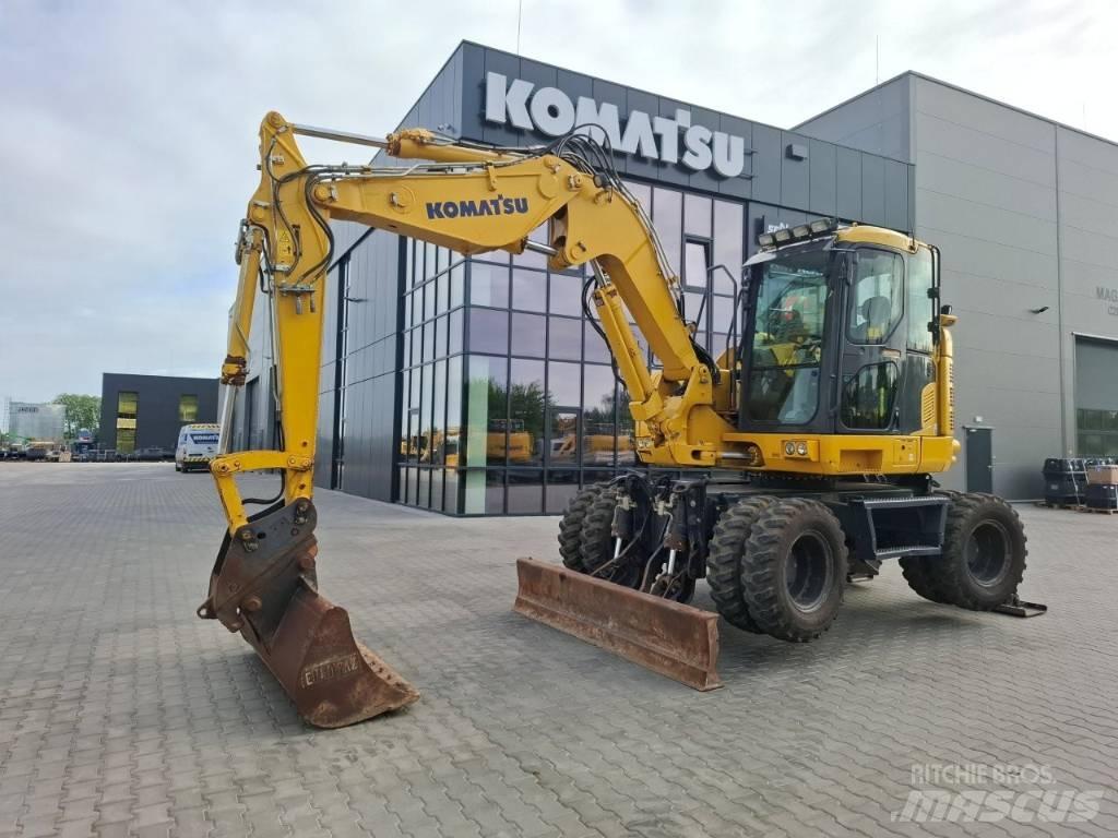 Komatsu PW 118MR-11 旋轉式挖土機/掘鑿機/挖掘機