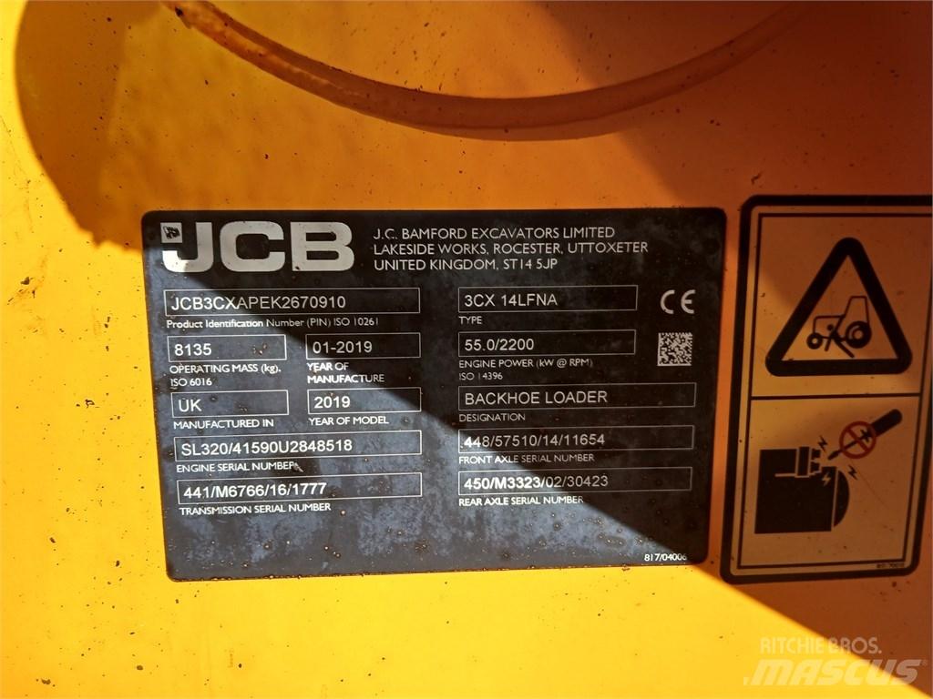 JCB 3 CX ECO 反鏟裝載機