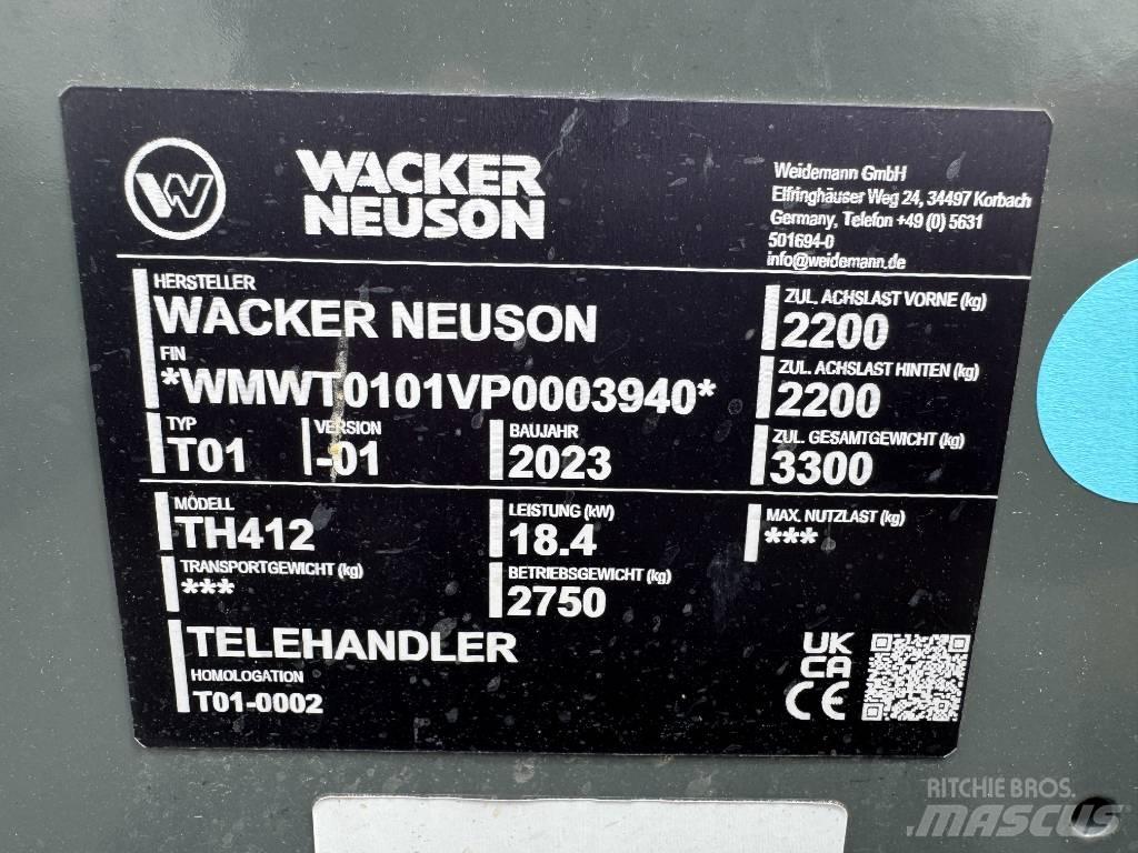 Wacker Neuson TH412 伸縮臂操作車