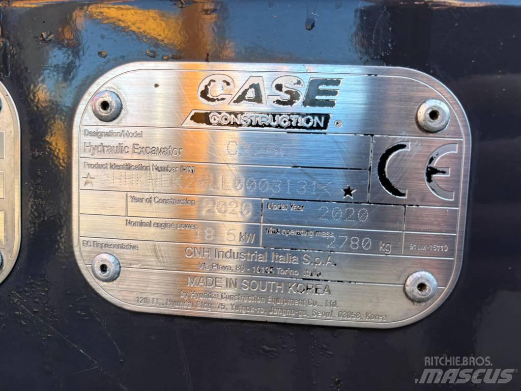 CASE CX 26 C 小型挖土機/掘鑿機<7t(小型挖掘機)