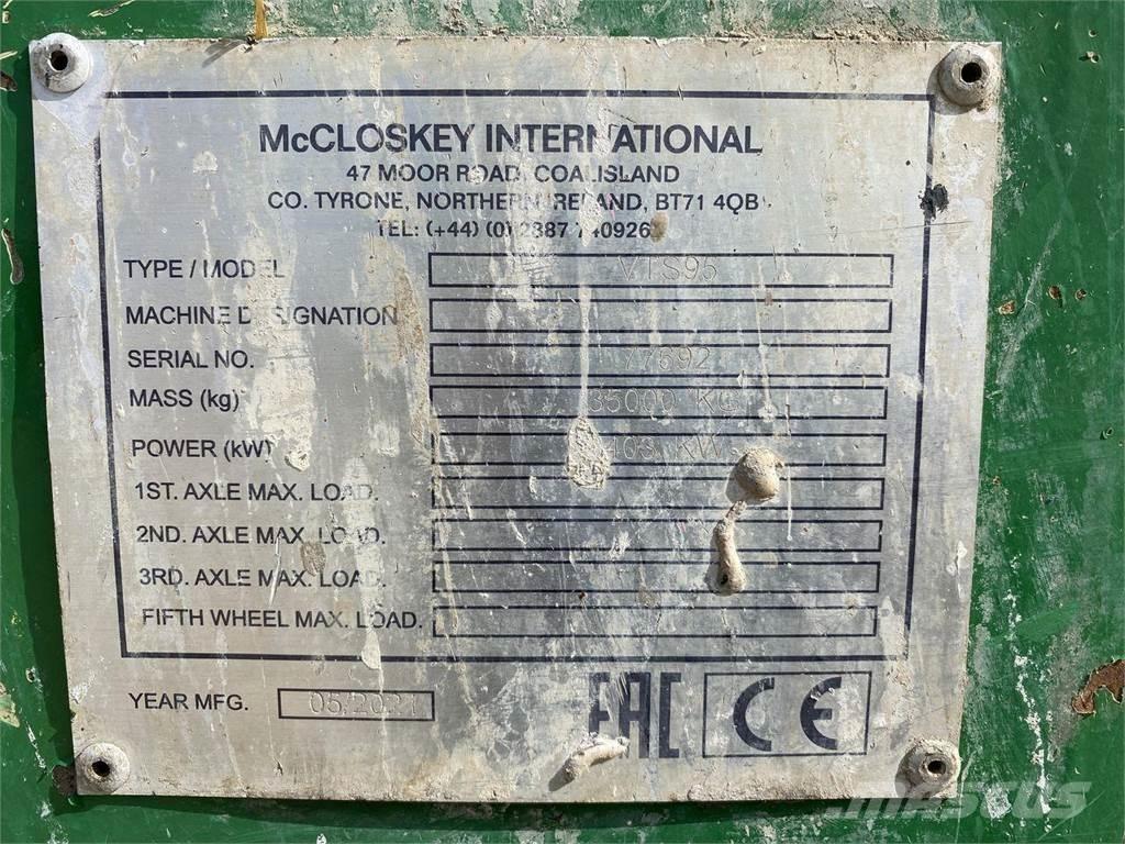 McCloskey VTS95 移動式壓碎機