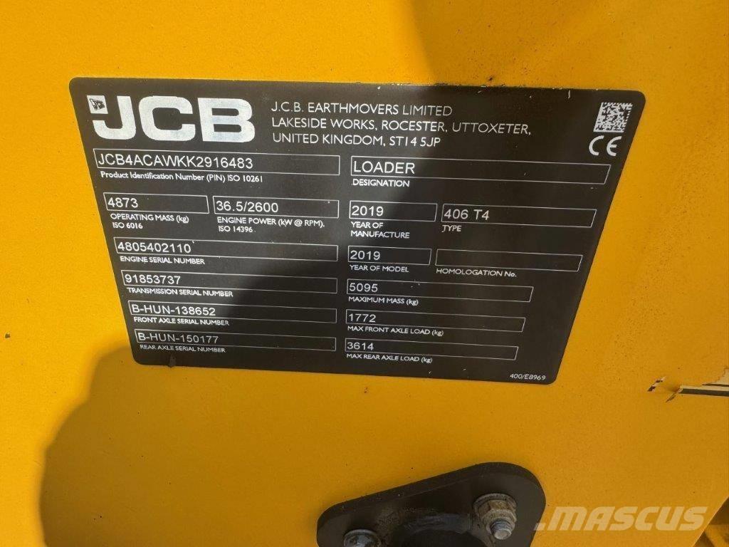 JCB 406 T4 輪胎式裝載機