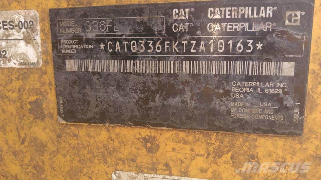 CAT 336 F L 履帶式 挖土機/掘鑿機/挖掘機