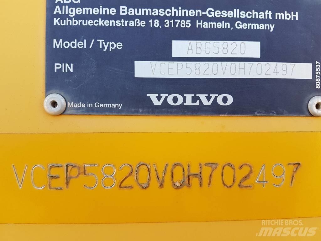 Volvo ABG852 瀝青攤舖機/鋪路機