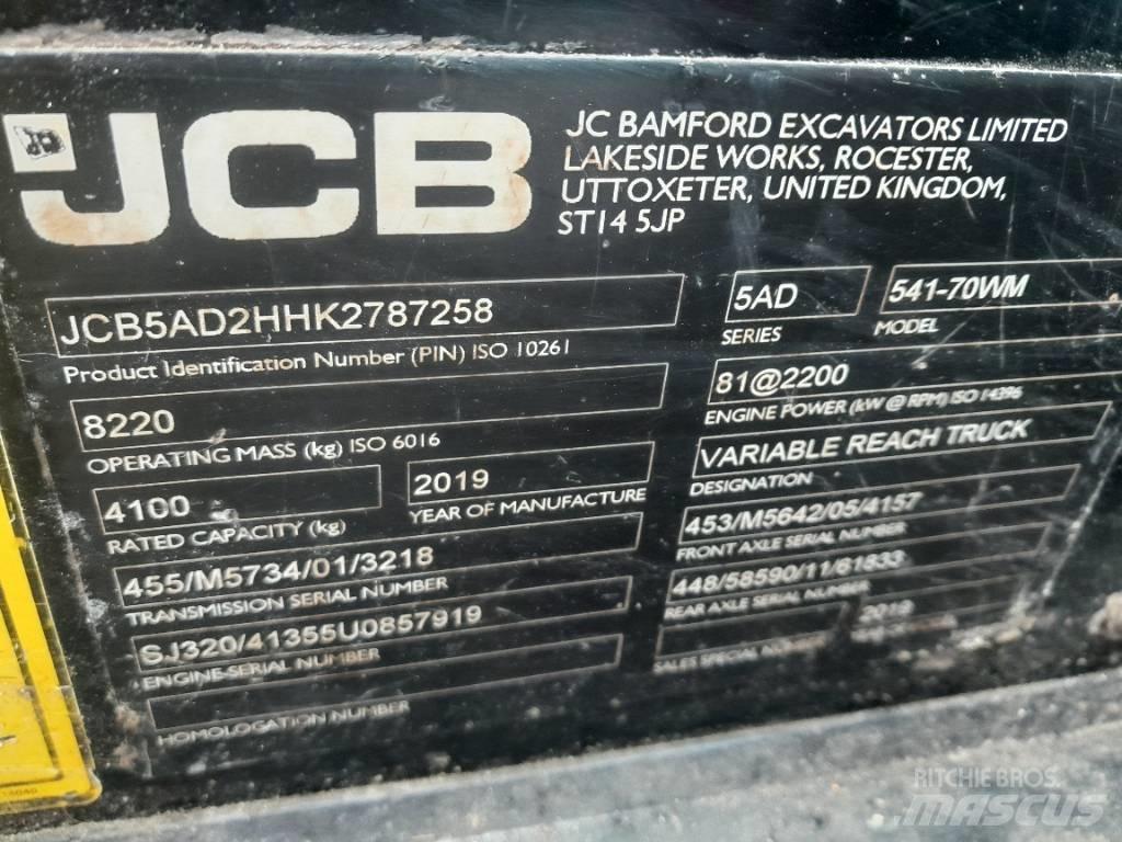 JCB 541-70 農業用伸縮臂裝載機