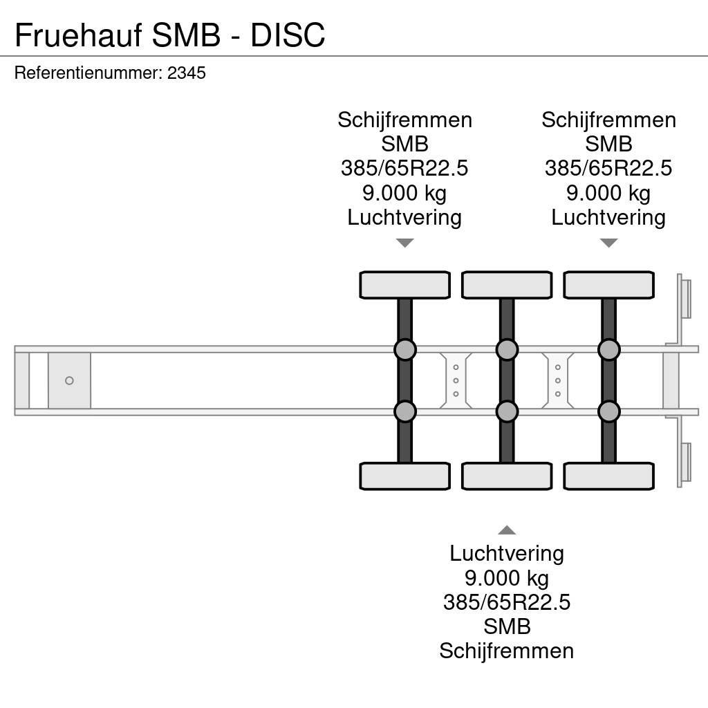 Fruehauf SMB - DISC 平台/側卸半拖車