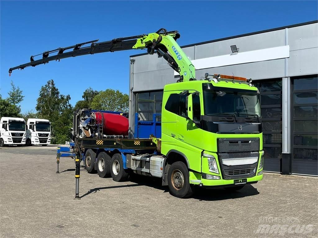 Volvo FH 500 8X4 起重機卡車
