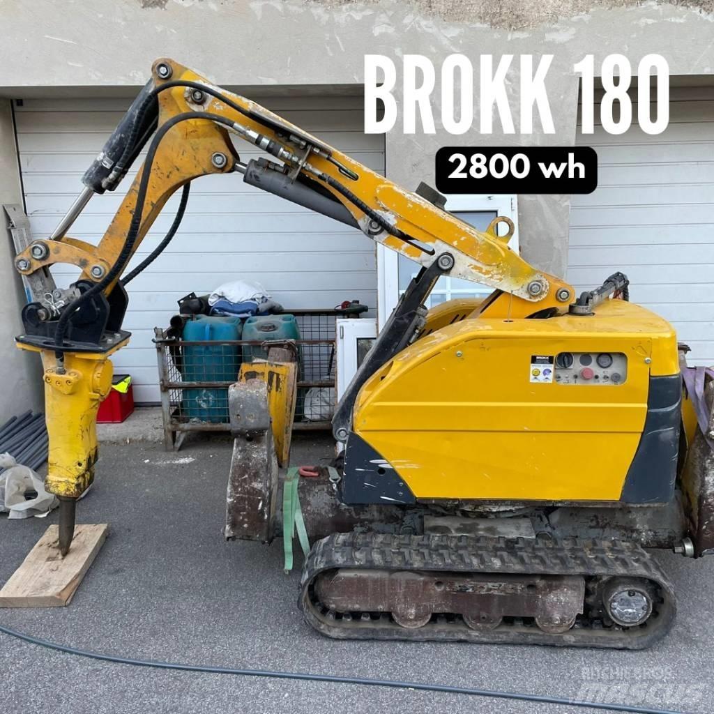 Brokk 180 小型挖土機/掘鑿機<7t(小型挖掘機)