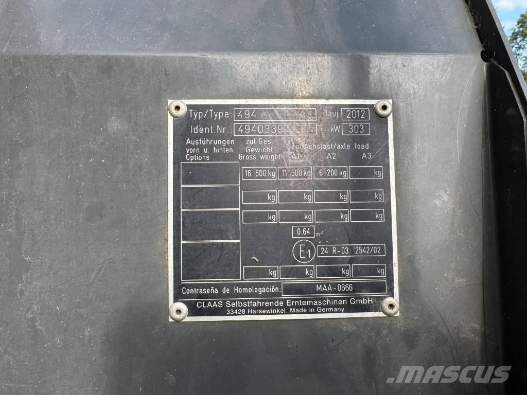 CLAAS Jaguar 930 自走式飼料採集機