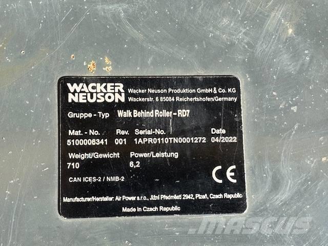 Wacker Neuson RD 7 雙輪滾壓機