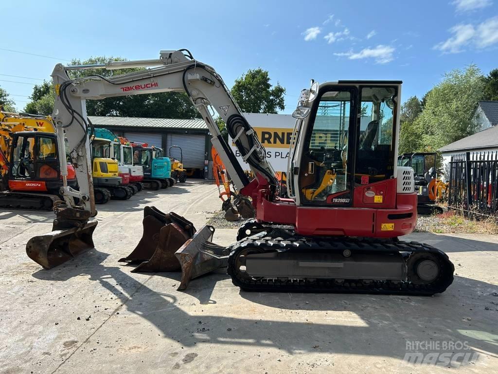 Takeuchi TB 280 FR 中型挖土機/掘鑿機/挖掘機 7t-12t