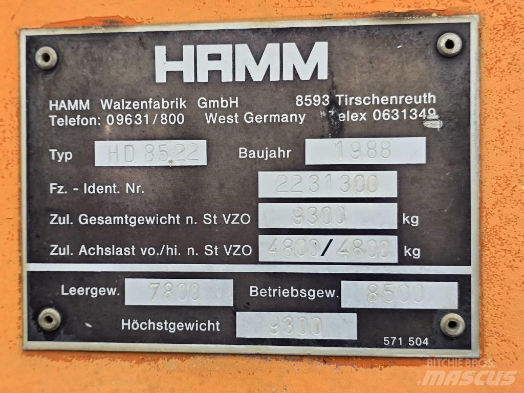 Hamm HD 8522 雙輪滾壓機