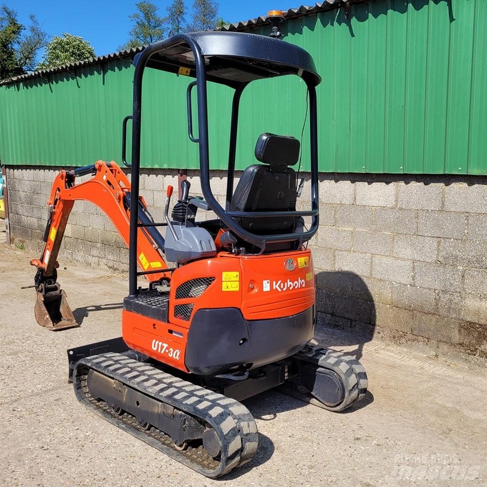 Kubota U 17-3 小型挖土機/掘鑿機<7t(小型挖掘機)