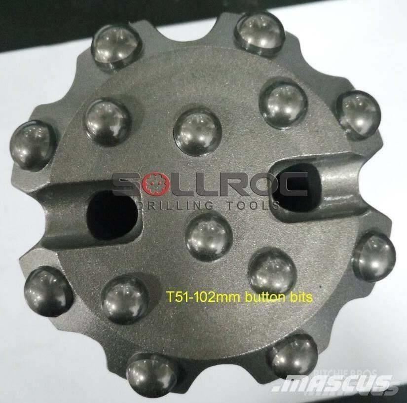 Sollroc Button Bit 鑽孔設備配件和備件