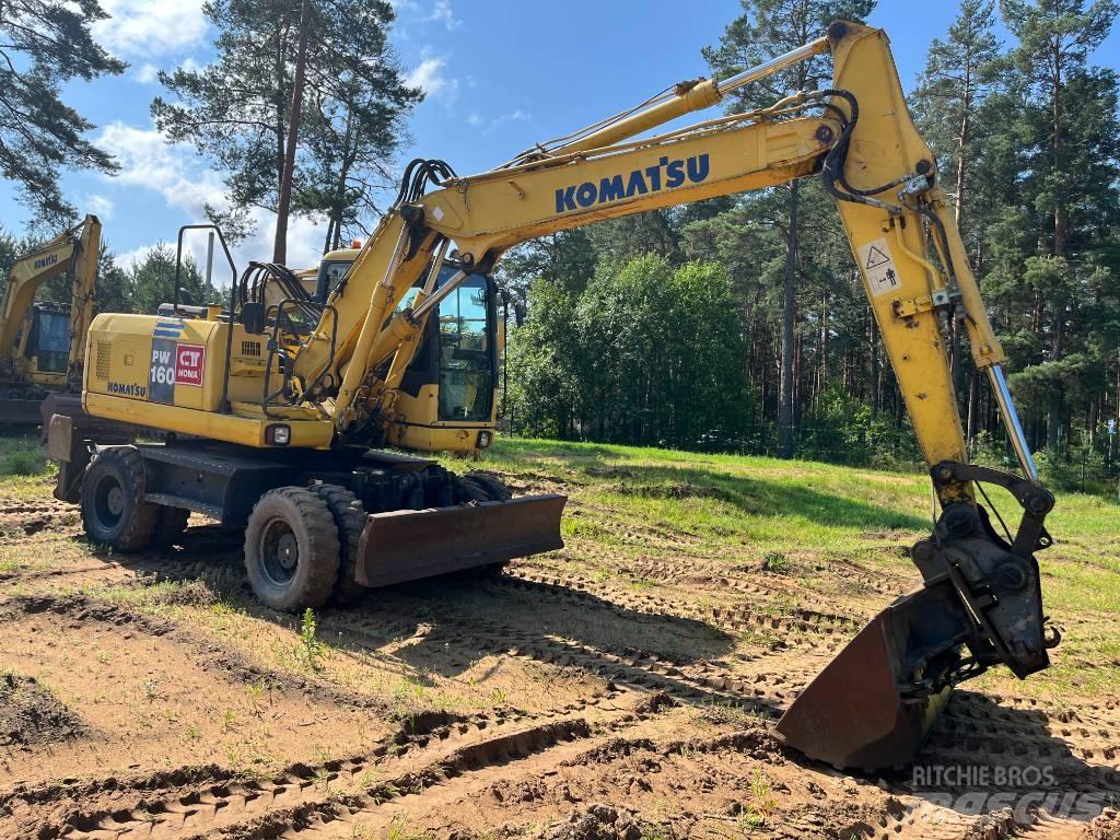 Komatsu PW 160-7 旋轉式挖土機/掘鑿機/挖掘機
